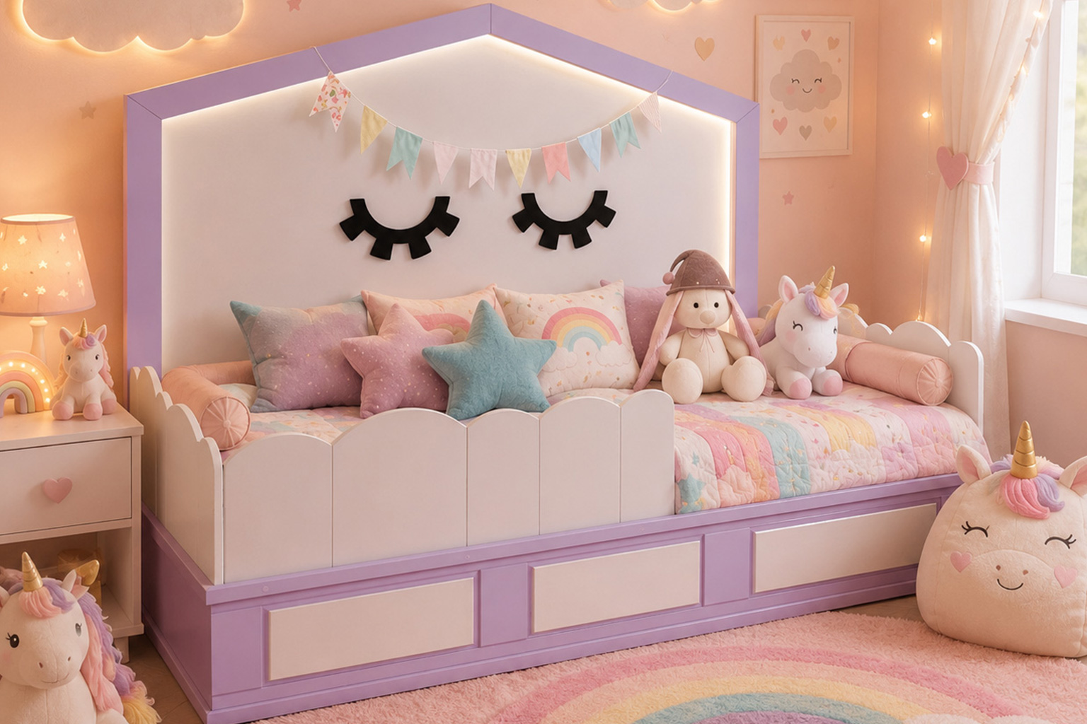 Cama Fiore con cajones
