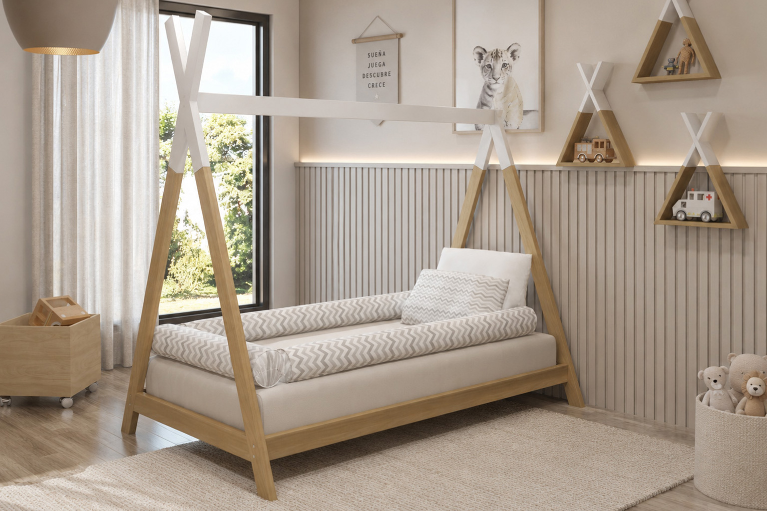 Cama Teppe con patas